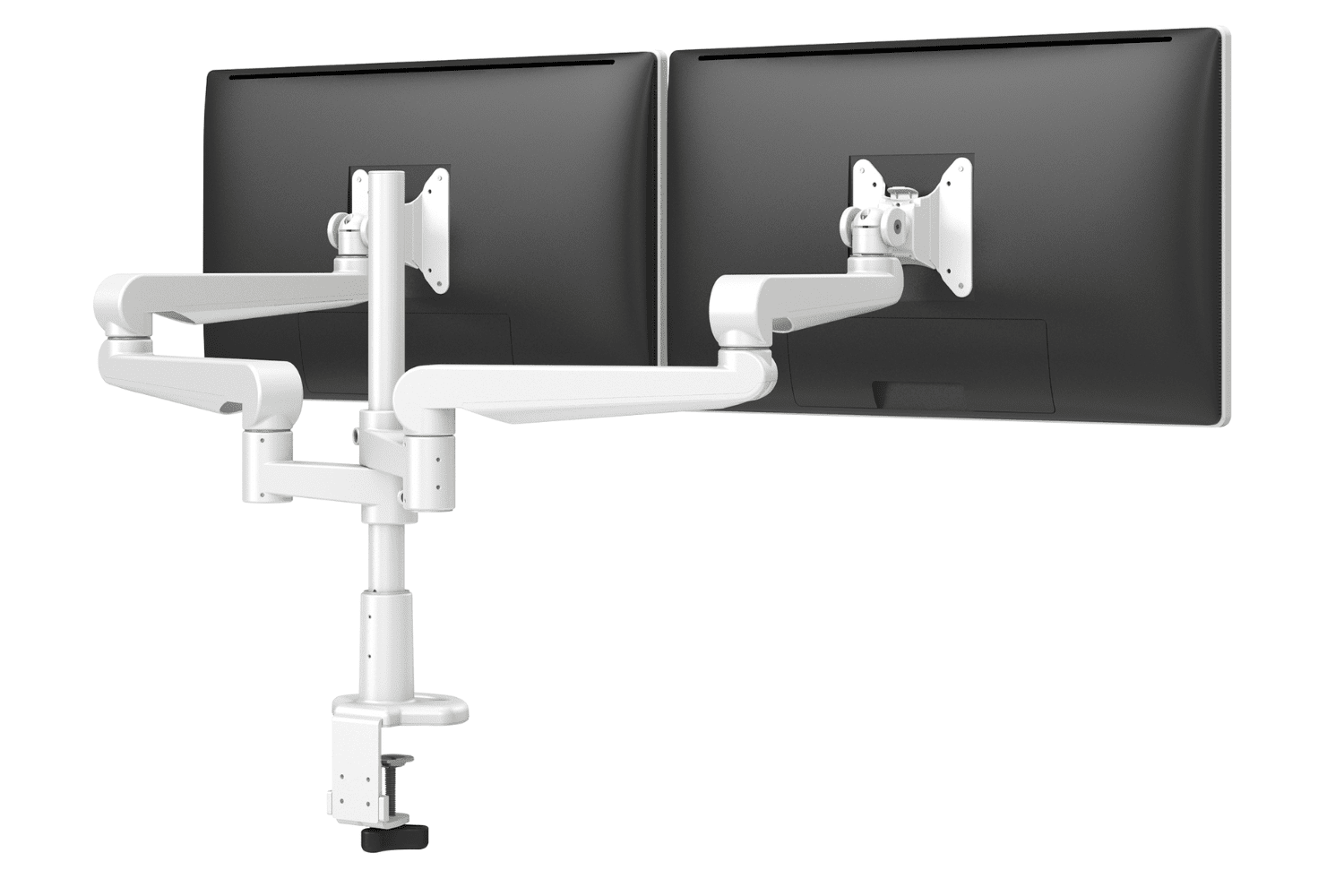 Evolve Dual Monitor Arm | Adaptable Solution for Multi-Monitor Setups Dual Monitor Arm Fellowes 