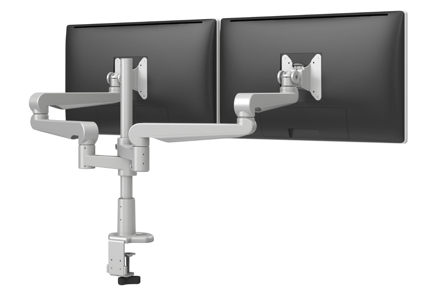 Evolve Dual Monitor Arm | Adaptable Solution for Multi-Monitor Setups Dual Monitor Arm Fellowes 