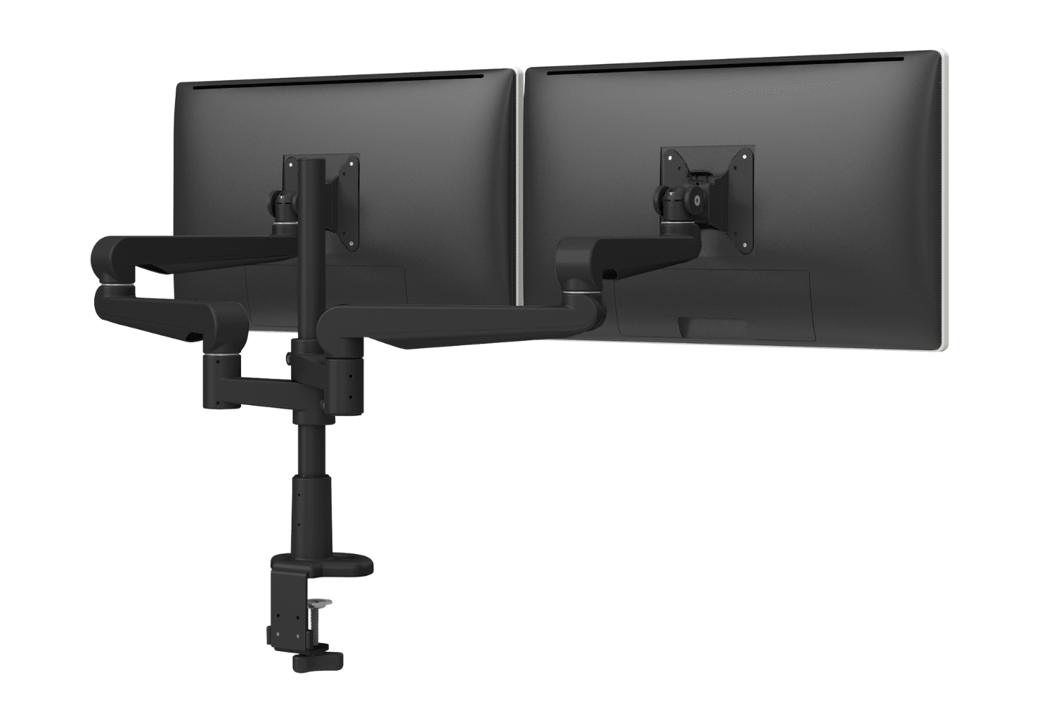 Evolve Dual Monitor Arm | Adaptable Solution for Multi-Monitor Setups Dual Monitor Arm Fellowes 