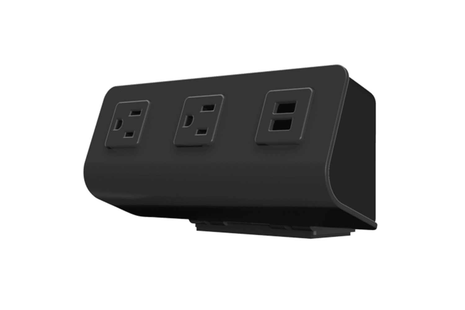 FlexCharge Desktop Power | 2 AC Outlets & 2 USB Quick-Charge Ports Power Solution Fellowes 