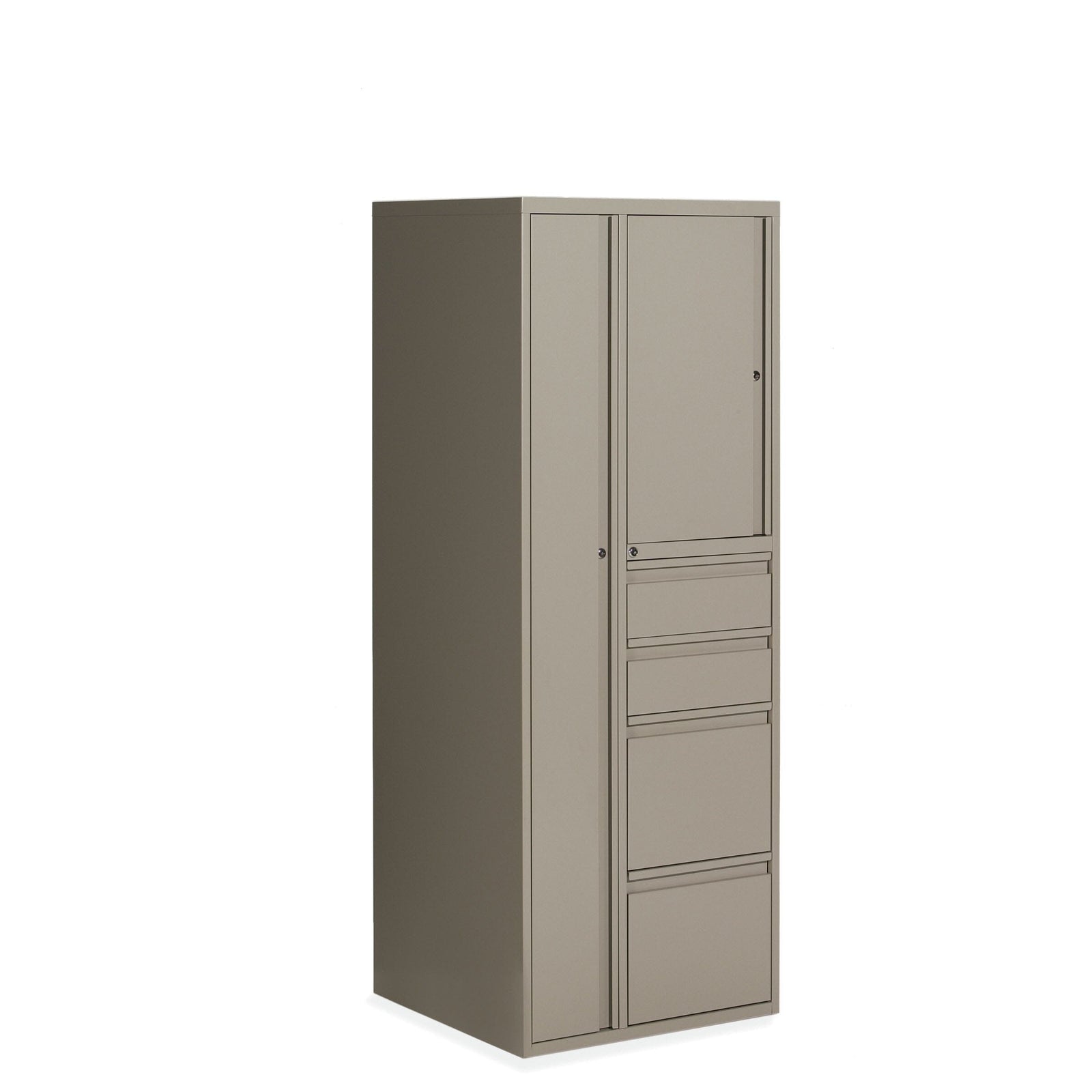 Global 9300+ Series Personal Tower: Secure Storage & Wardrobe Combo Tower Global Furniture Group 