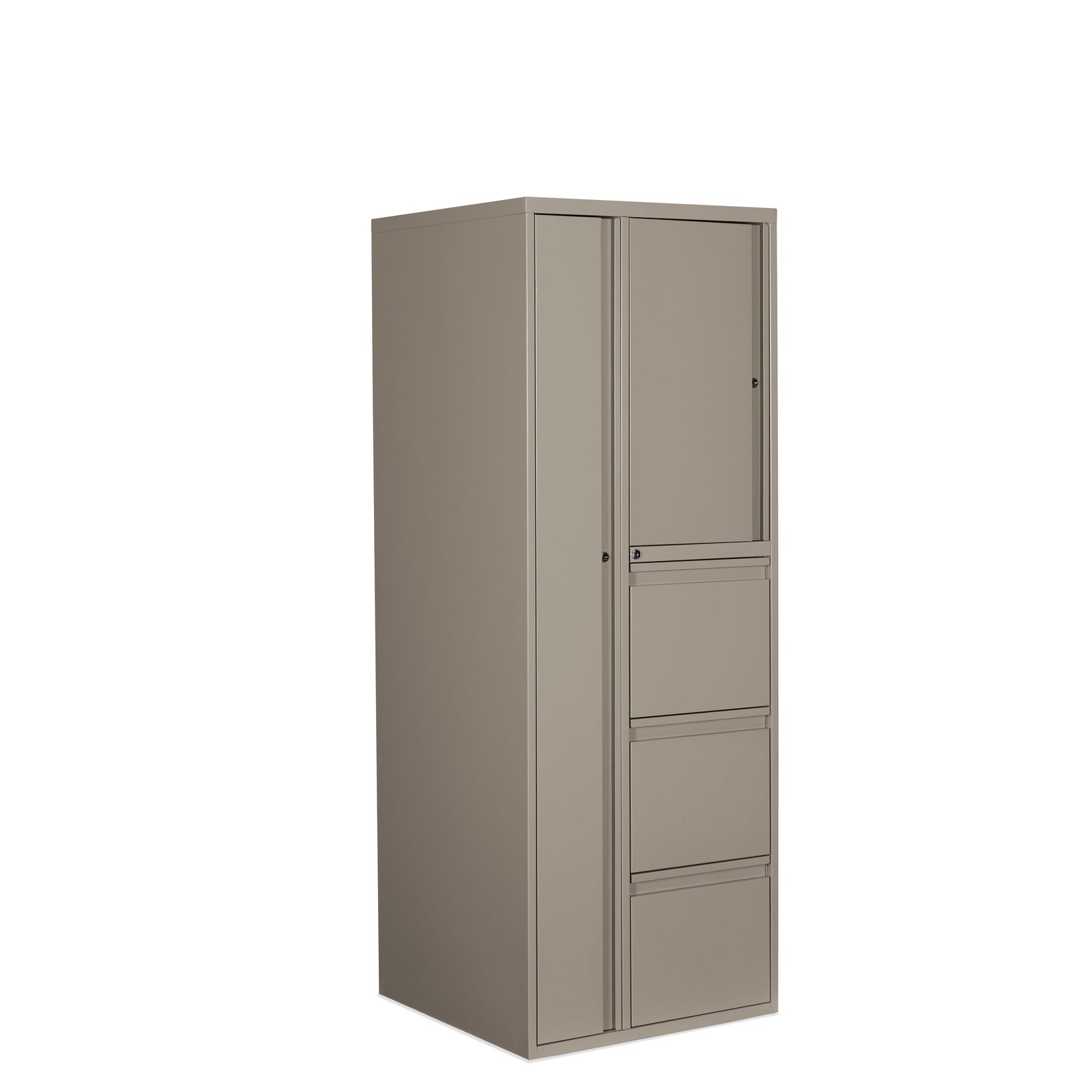 Global 9300+ Series Personal Tower: Secure Storage & Wardrobe Combo Tower Global Furniture Group 