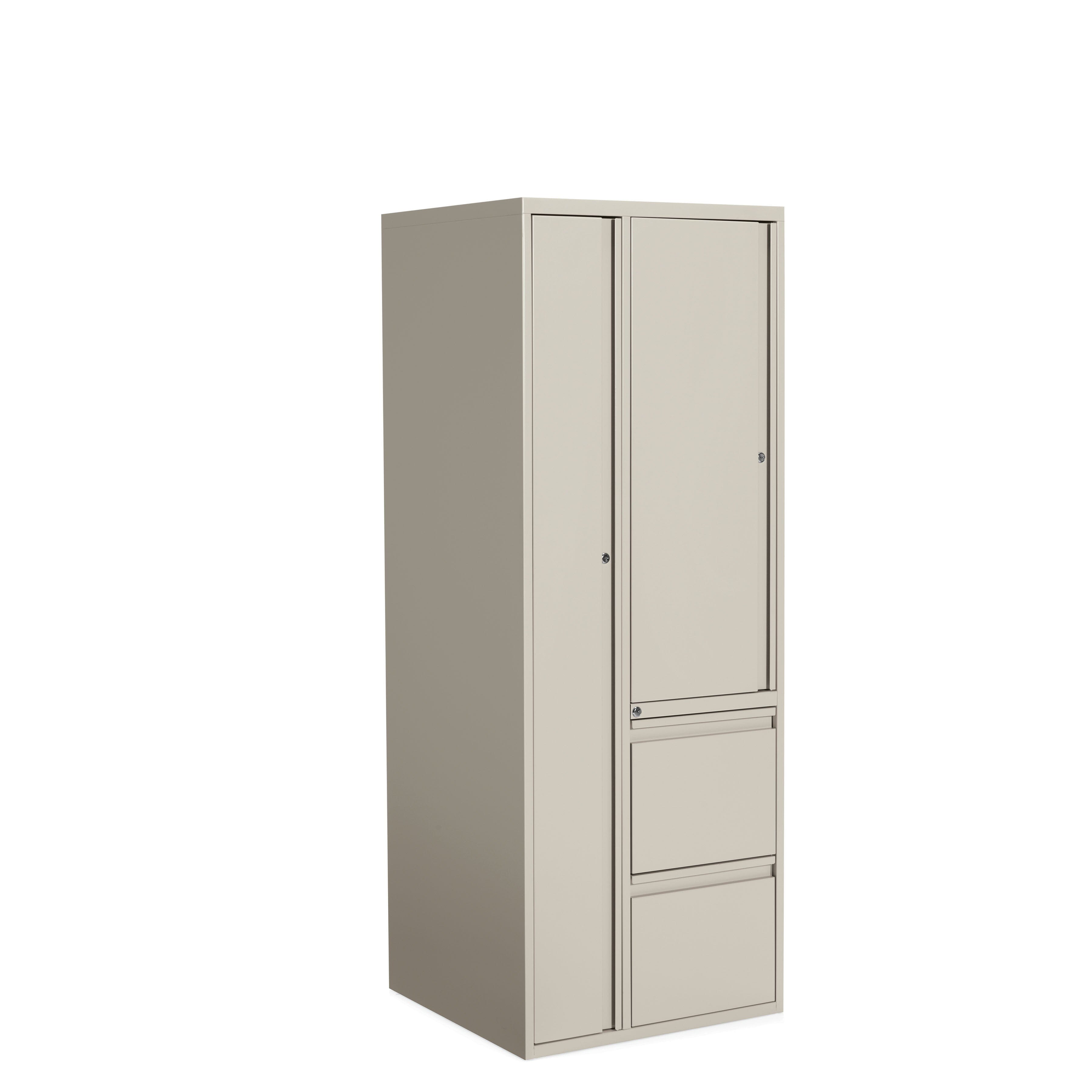 Global 9300+ Series Personal Tower: Secure Storage & Wardrobe Combo Tower Global Furniture Group 