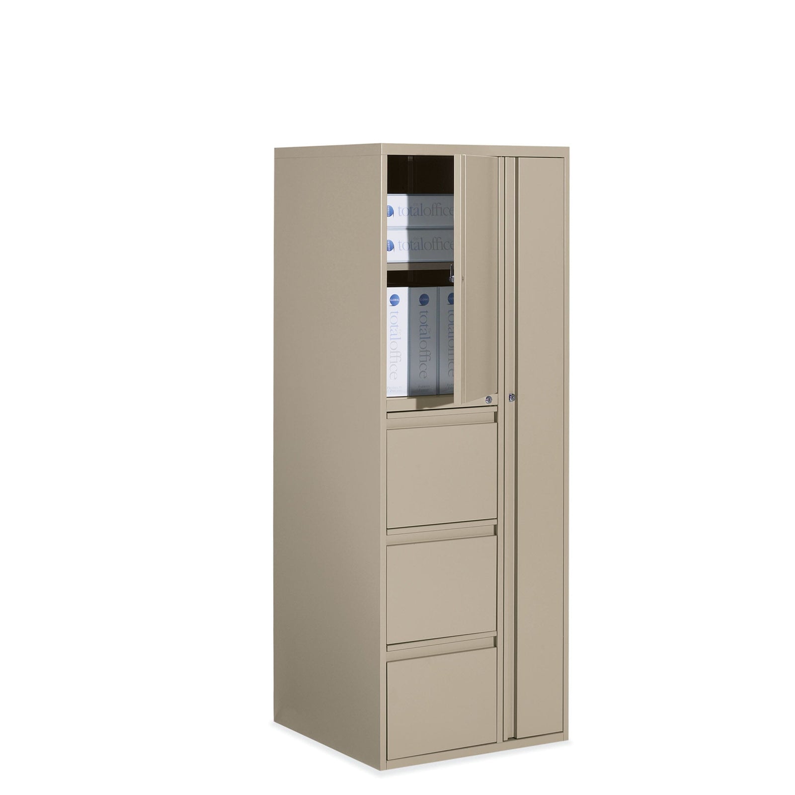 Global 9300+ Series Personal Tower: Secure Storage & Wardrobe Combo Tower Global Furniture Group 