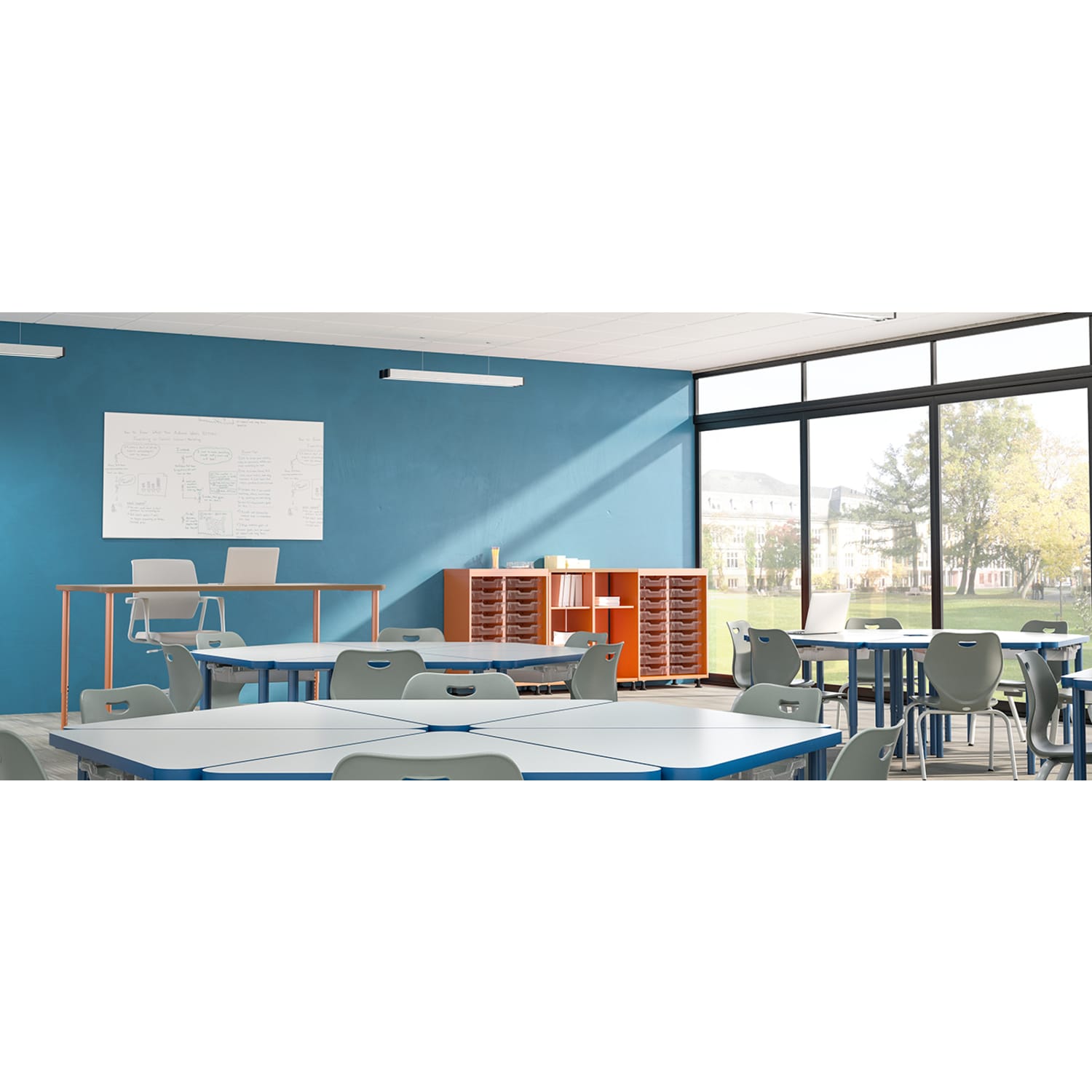 SOLO Hygienic Glassboard for Nurse Charting & Clinics
