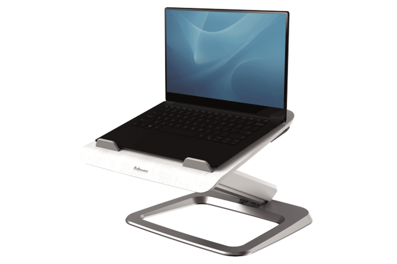 Hana Black Laptop Riser | Sleek Design, USB Ports & Adjustable Laptop Stand Fellowes 