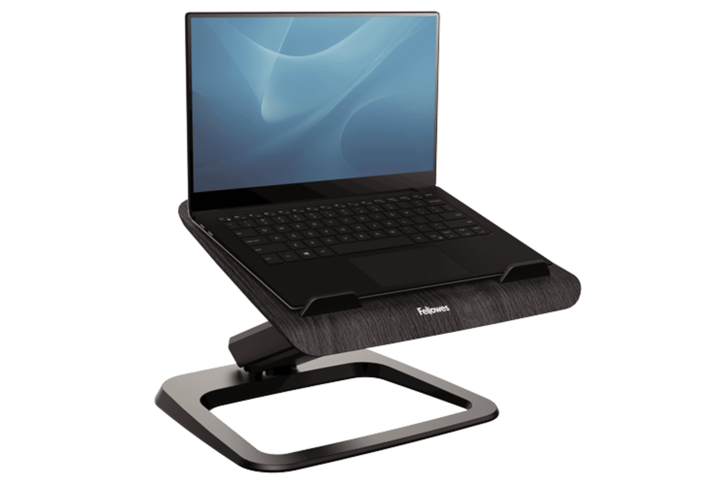 Hana Black Laptop Riser | Sleek Design, USB Ports & Adjustable Laptop Stand Fellowes 