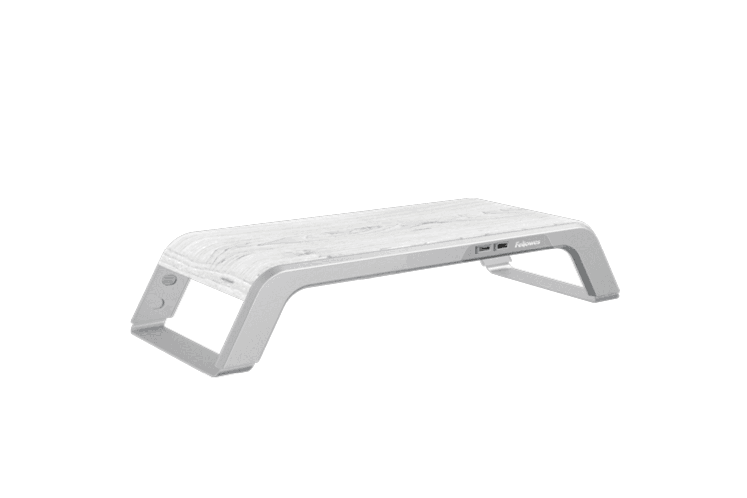 Hana Monitor Riser | Adjustable, Ergonomic Design with USB Ports Monitor Riser Fellowes 