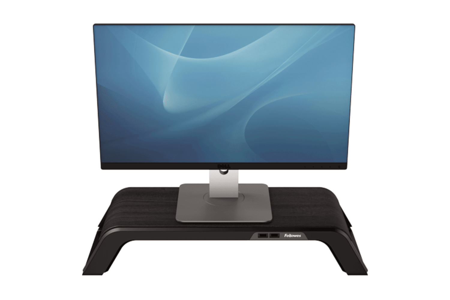 Hana Monitor Riser | Adjustable, Ergonomic Design with USB Ports Monitor Riser Fellowes 
