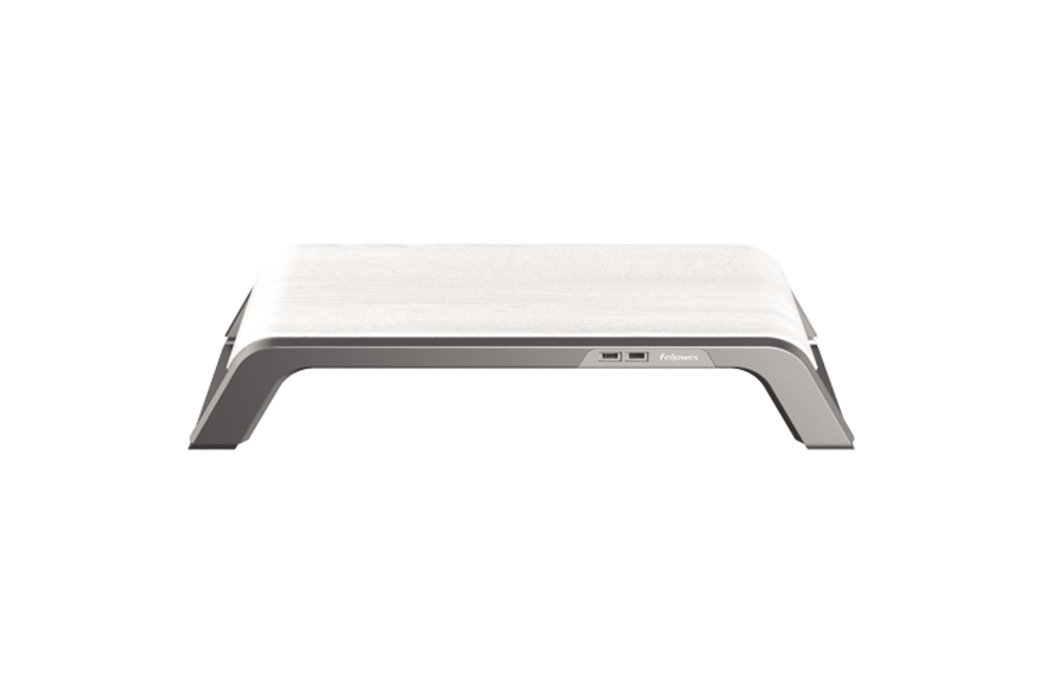 Hana Monitor Riser | Adjustable, Ergonomic Design with USB Ports Monitor Riser Fellowes 