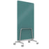 Q! Mobile Dual-Sided Glass Writing Board for Clinical Staff