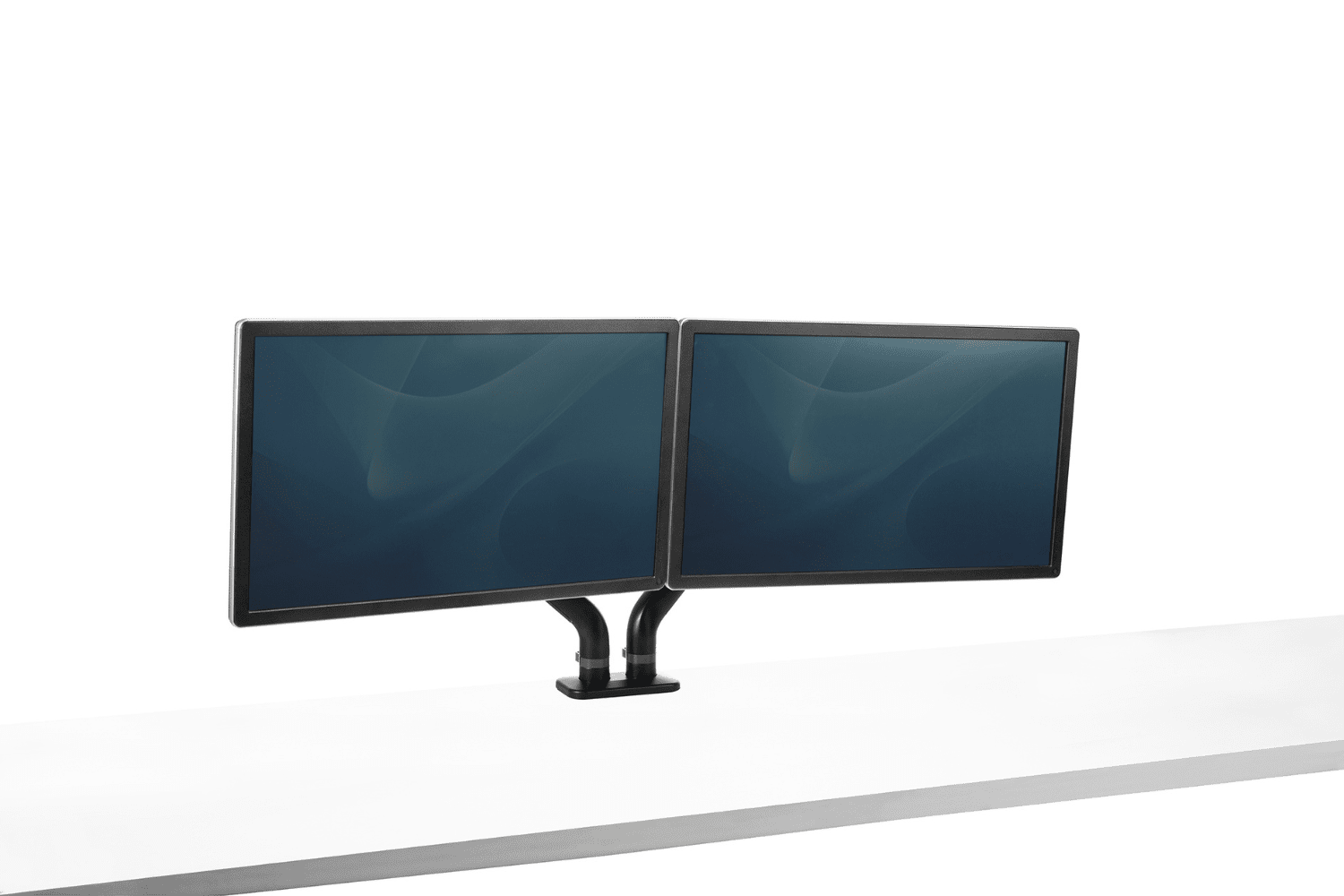 Kata 2 Series Dual Monitor Arm w/ Desk Clamp Dual Monitor Arm Fellows 