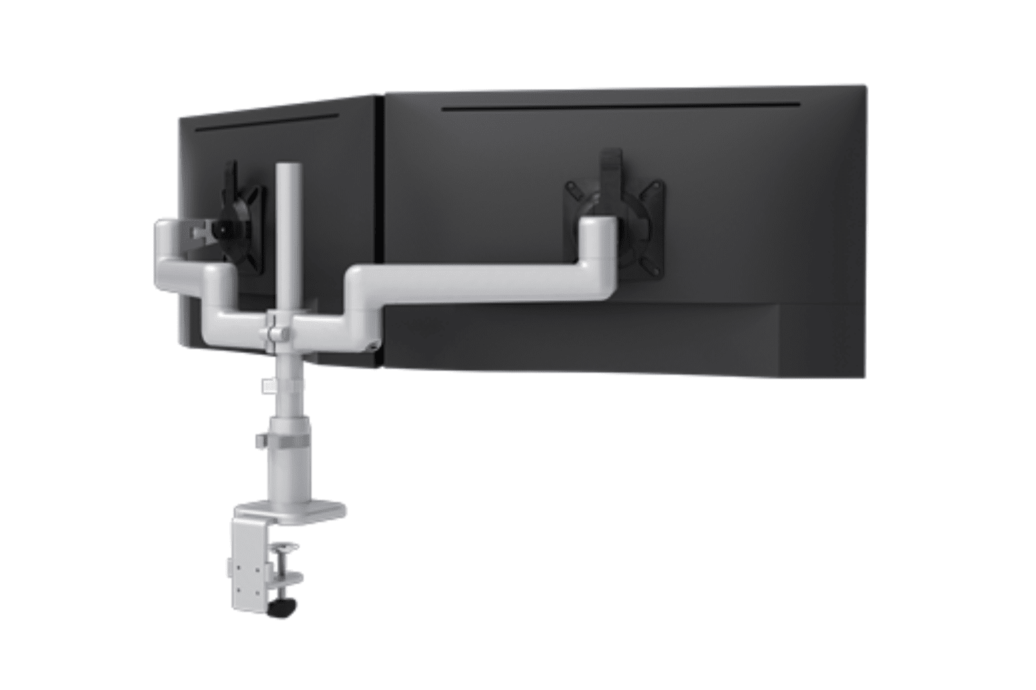 Kata EX2 Series Dual Monitor Arm | Adjustable, Durable & Versatile Dual Monitor Arm Fellowes 