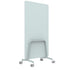 Q! Mobile Dual-Sided Glass Writing Board for Clinical Staff