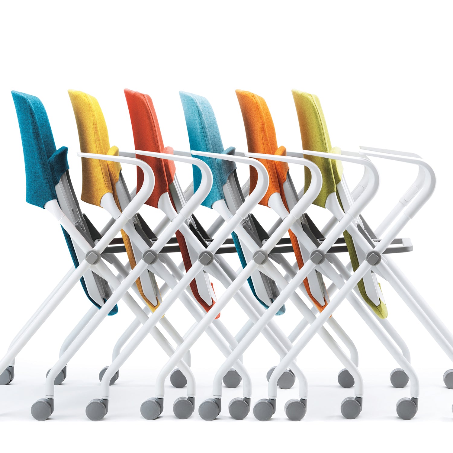 SitOnIt Qwiz Nesting Chair | Stackable & Ganging for Training & Healthcare