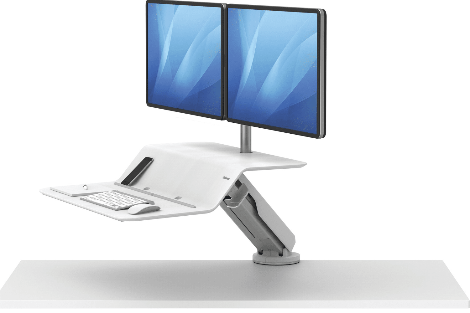 Lotus RT2 Sit-To-Stand | Versatile Dual Monitor Workstation Sit to Stand Fellowes 