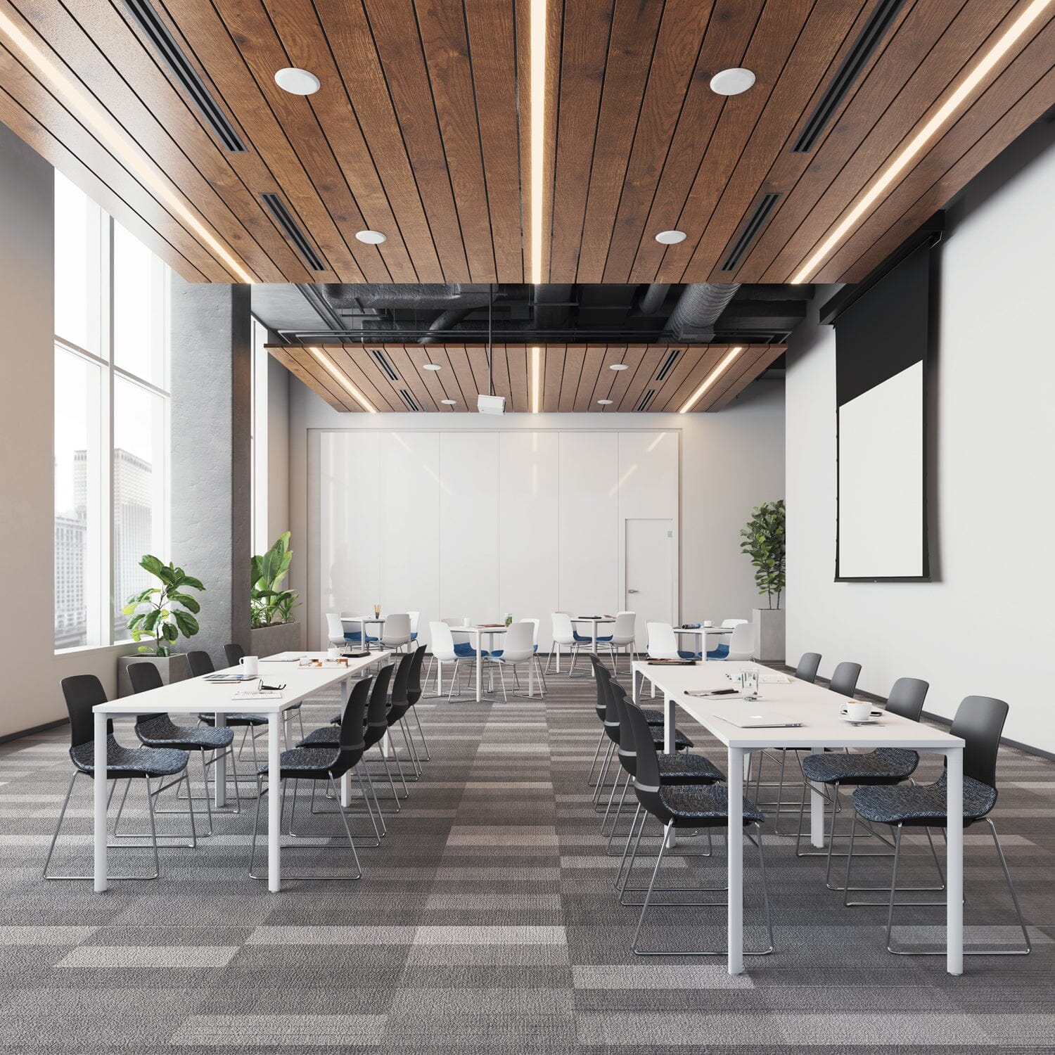 Mika Wire Rod Plastic Seat Chair Guest Chair, Cafe Chair, Stack Chair SitOnIt 