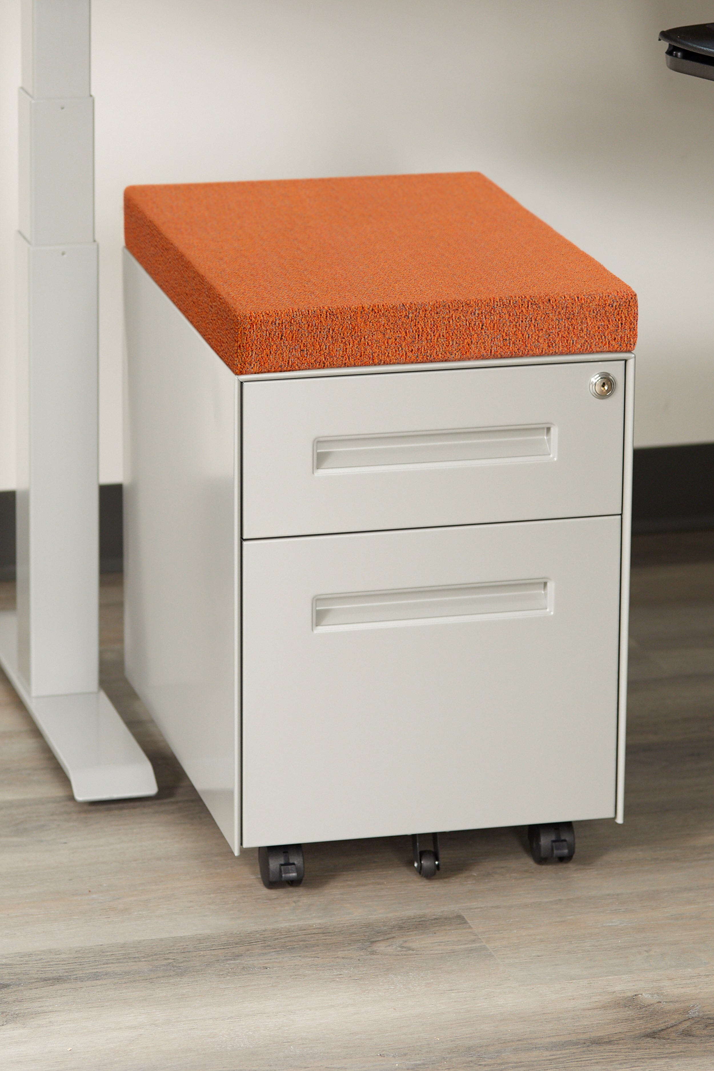 Mobile Pedestal With Cushion Top Mobile Pedestal SitOnIt 