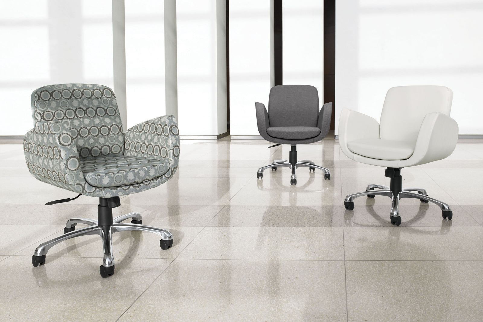 Move in Style: Kate Tilter & Swivel Armchairs – Chic. Agile. Affordable. Lounge Seating, Conference Chair Global Furniture Group 
