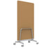Q! Mobile Dual-Sided Glass Writing Board for Clinical Staff