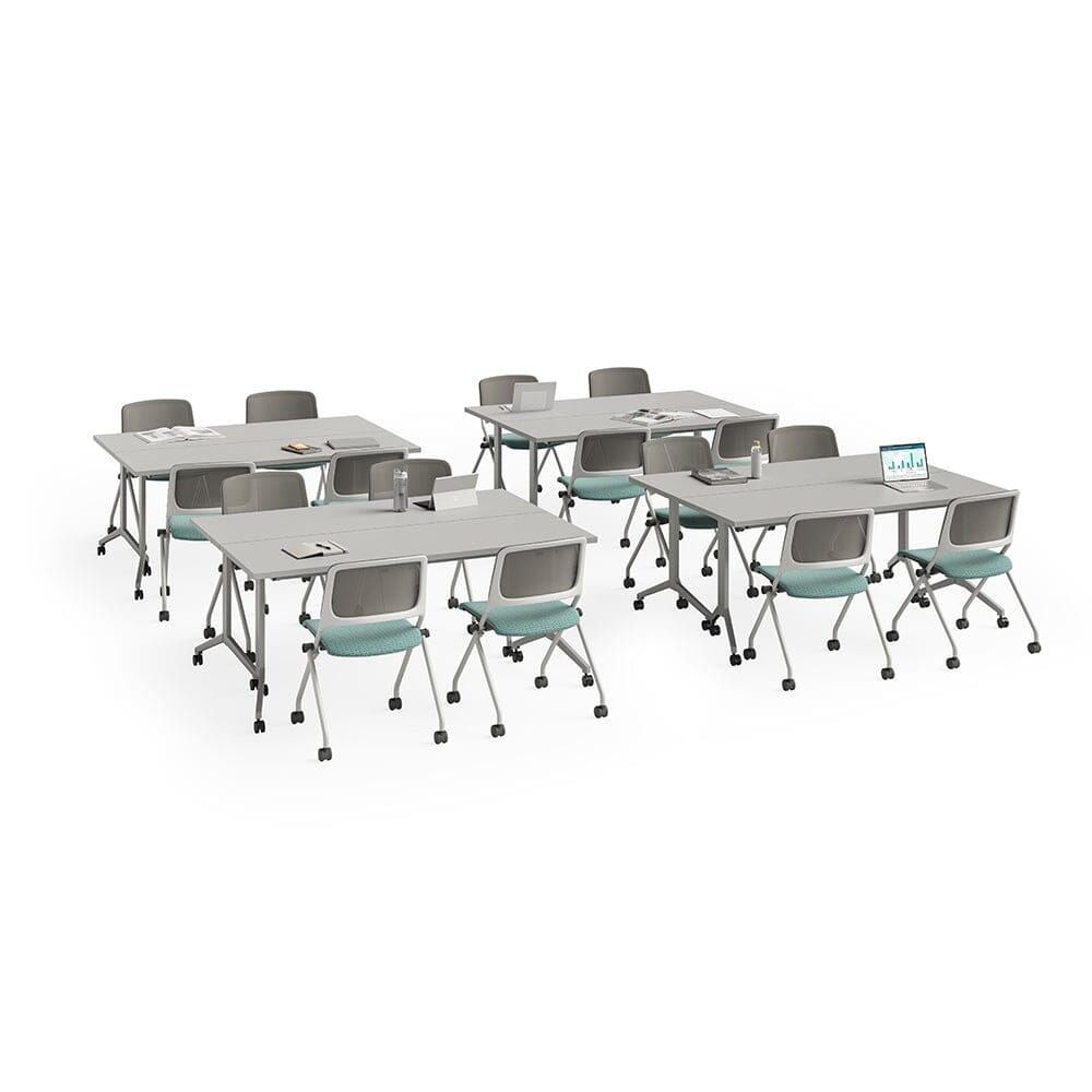 Ocala Mobile Flip Tables - Space-Saving Training Room Solutions Flip Top Table SitOnIt 
