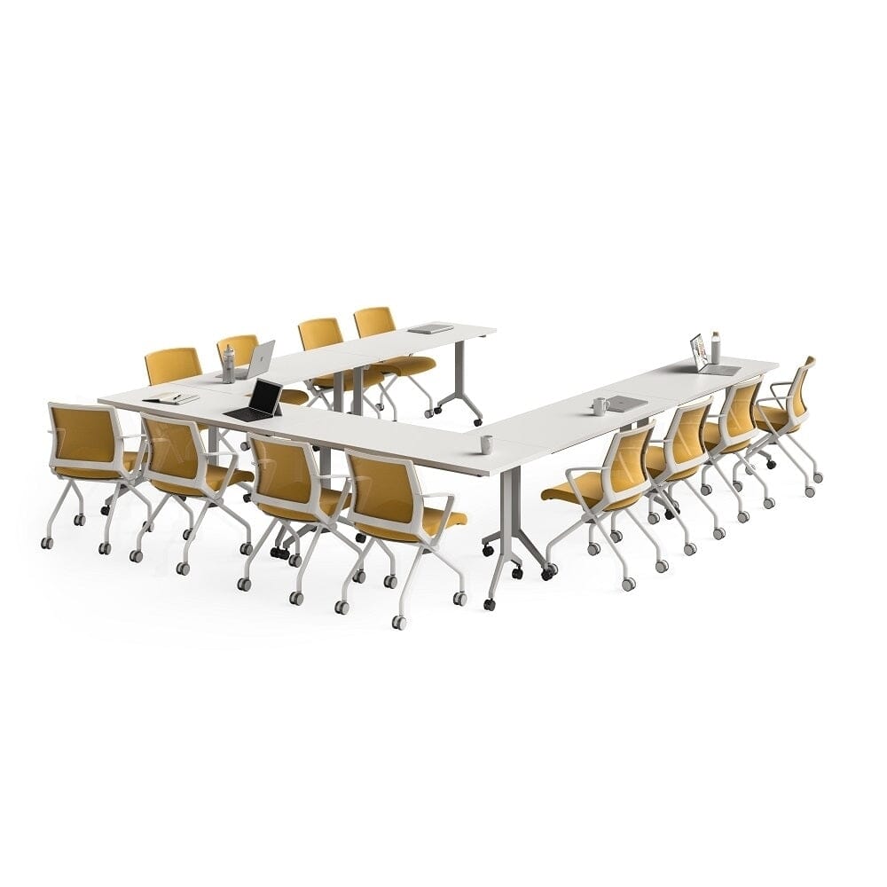 Ocala Mobile Flip Tables - Space-Saving Training Room Solutions Flip Top Table SitOnIt 