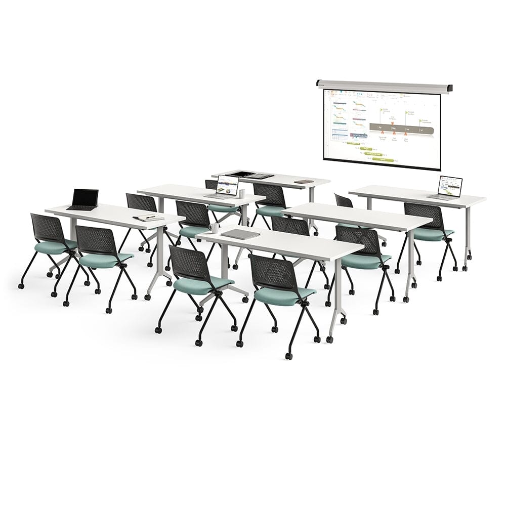 Ocala Mobile Flip Tables - Space-Saving Training Room Solutions Flip Top Table SitOnIt 
