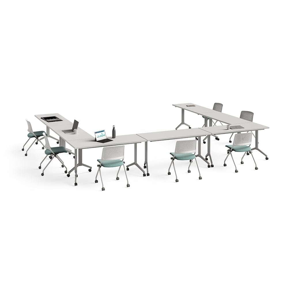 Ocala Mobile Flip Tables - Space-Saving Training Room Solutions Flip Top Table SitOnIt 