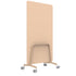 Q! Mobile Dual-Sided Glass Writing Board for Clinical Staff