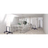Q! Mobile Dual-Sided Glass Writing Board for Clinical Staff