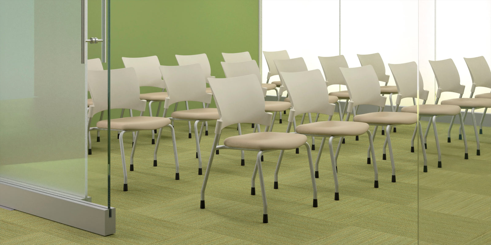 SitOnIt Relay 4 Leg Stack Chair | Durable Seating for Office, Conference & Healthcare