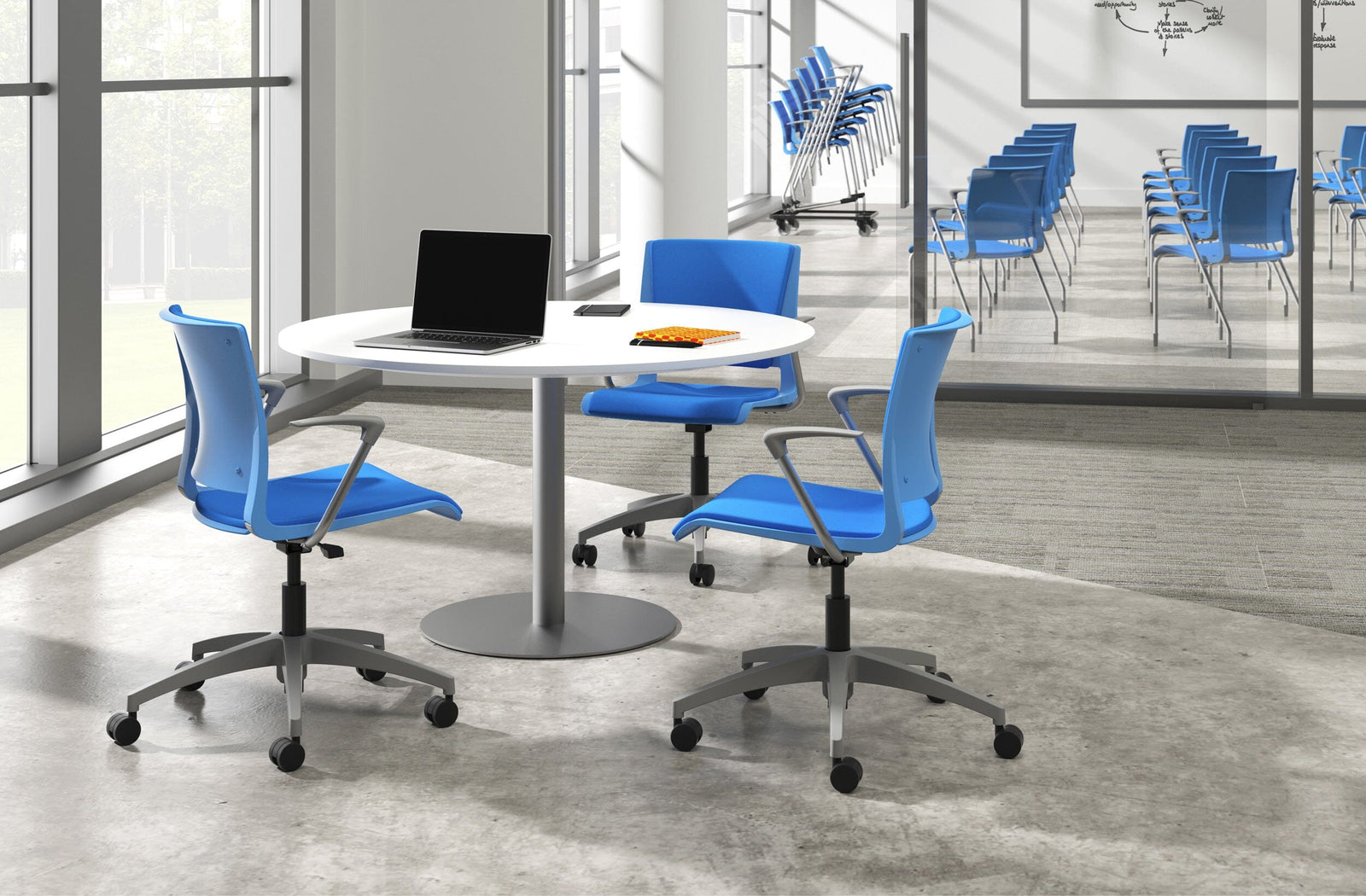 Rio Light 5 Star Office Chair Light Task Chair, Conference Chair, Computer Chair, Teacher Chair, Meeting Chair SitOnIt 