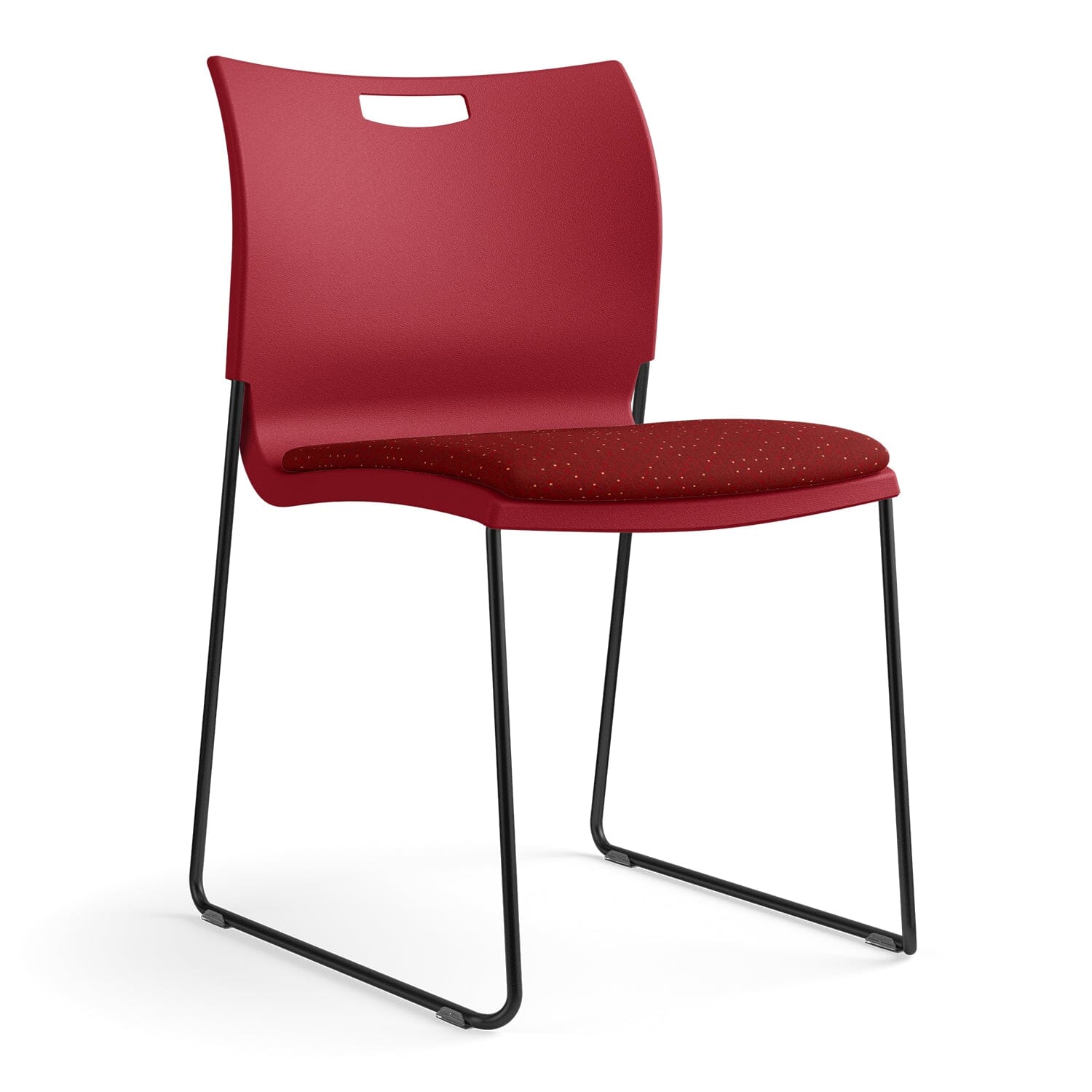 Rowdy Sledbase Stack Chair Guest Chair, Cafe Chair, Stack Chair SitOnIt 