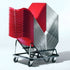 Rowdy Sledbase Stack Chair Guest Chair, Cafe Chair, Stack Chair SitOnIt 