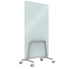 Q! Mobile Dual-Sided Glass Writing Board for Clinical Staff