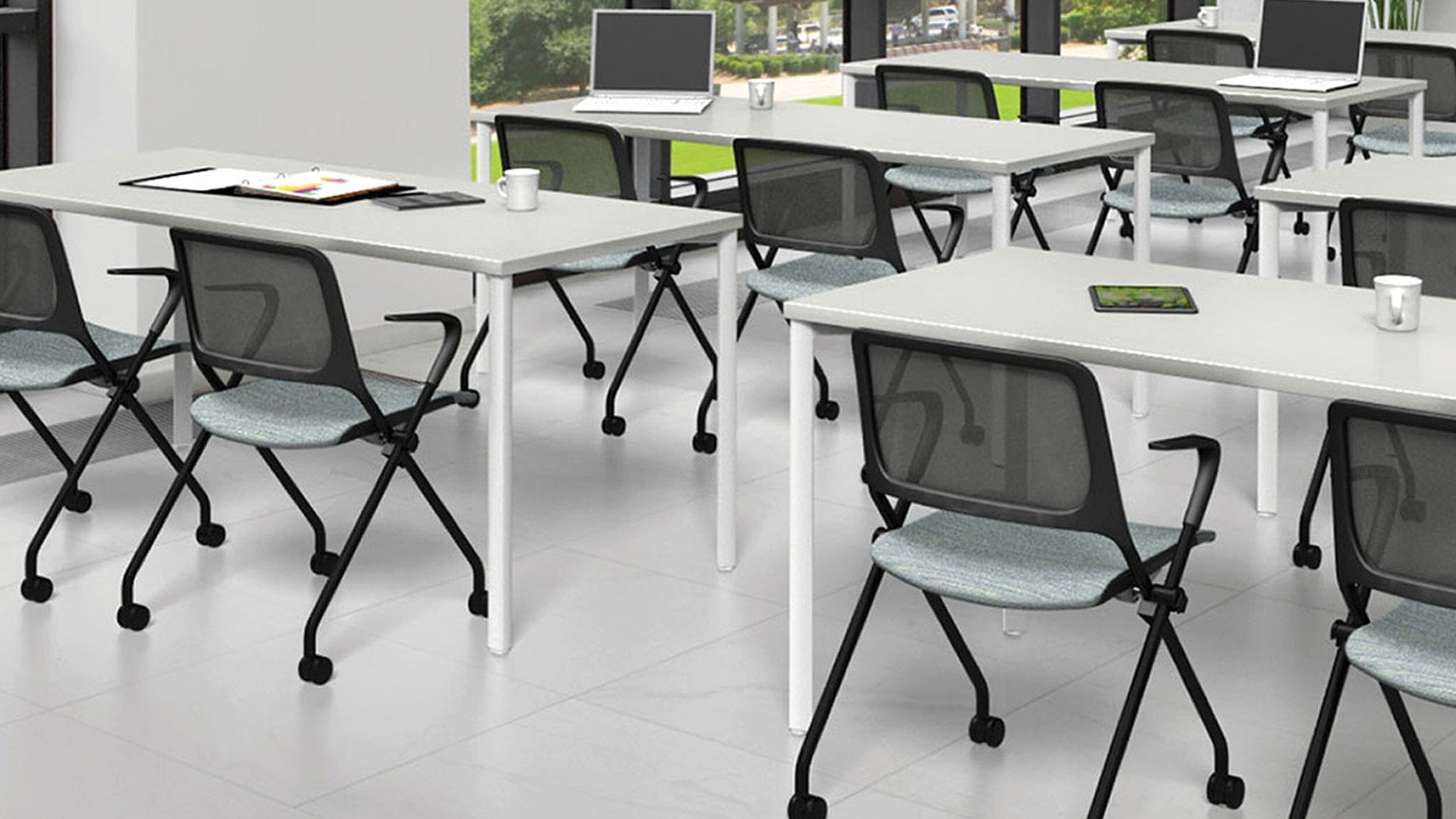 Tensor Table - Adaptable & Innovative Workspace Solution Multi-Purpose Table, Meeting Table, Conference Table, Training Table SitOnIt 