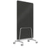 Q! Mobile Dual-Sided Glass Writing Board for Clinical Staff