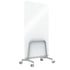 Q! Mobile Dual-Sided Glass Writing Board for Clinical Staff